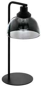 Eglo 98386 Beleser asztali lámpa, fekete, E27 foglalattal, max. 1x60W, IP20