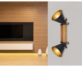 Globo 15466S-2 - Spotlámpa GÜNTHER 2xE27/60W/230V