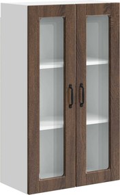 vidaXL Konyhaszekrény polcokkal Barna Tölgy 60 x 31 x 100 cm Faanyag