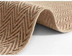 Világosbarna kültéri-beltéri futószőnyeg 80x250 cm Nature – Hanse Home