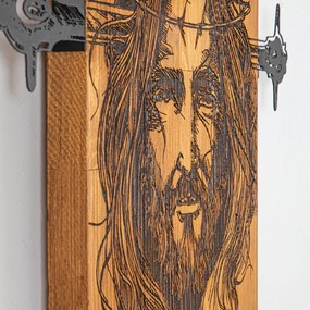 Culture fém fali dekoráció, 74×37 cm