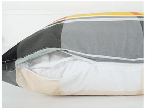 Renforcé pamut ágynemű ORANGE KUBE színes Ágyneműhuzat mérete: 70 x 90 cm | 140 x 200 cm