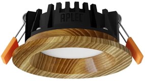 APLED - LED Lámpa RONDO WOODLINE LED/3W/230V 4000K átm. 9 cm kőris tömör fa