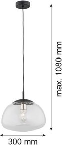 ARGON 4332 TRINI Egyágú Függesztett Lámpa Fém E27 IP20