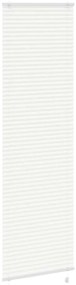 pliszírozott redőny Fehér 55x200 cm szövetszélesség 54,4 cm