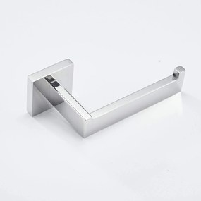 Fekete krómozott rozsdamentes acél WC-papír tartó