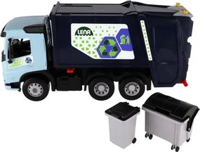 Volvo WORXX 53 cm-es szemetesautó kék/fekete