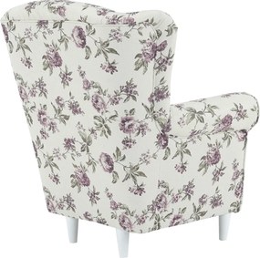 Füles fotel, szövet rose 18, CHARLOT