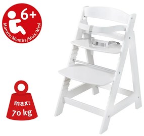 Fehér etetőszék Grow-Along – Roba