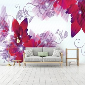 Fotótapéta - Virágos művészet - absztrakt (152,5x104 cm)