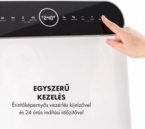 Klarstein Oceana, mosogatógép, 860 W, F energiahatékonysági osztály, szabadon álló, beépítés nélkül, fehér