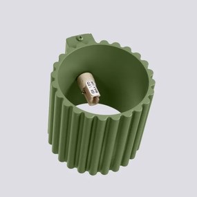 Sollux  SL.1796 - AURA fali lámpa 1xG9/10W/230V zöld