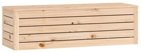 tömör fenyőfa tárolóláda 109 x 36,5 x 33 cm
