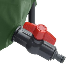 összecsukható PVC víztartály csappal 380 L