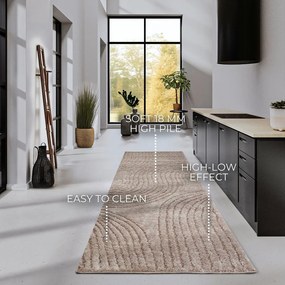 Bézs futószőnyeg 80x240 cm Pigment Beige – Elle Decoration