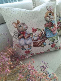 Húsvéti párnahuzat 1292LI nyuszikkal
