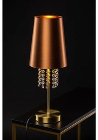 Lámpa Asztali lámpatest NESTO 3 , 6199, AC220-240V, 50/60Hz, 1*E27, max.40W, átmérő 20 cm, barna