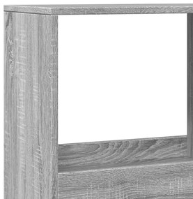 szürke sonoma színű szerelt fa térelválasztó 100x33x175 cm