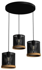 Csillár zsinóron BERIL 3xE27/60W/230V