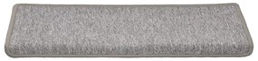 30 db világosszürke lépcsőszőnyeg, téglalap alakú széllel, 65 x 21 x 4 cm