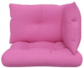 3 db rózsaszín oxford szövet raklappárna