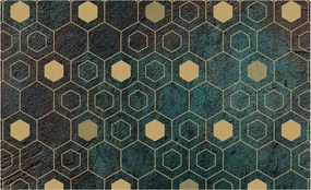Fali tapéta Panorámával Geometrikus hexagonok 416x254