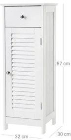 ROSE fehér szekrény