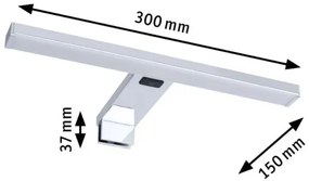 Paulmann 78950 - LED 3,7W IP44 für Badspiegel SELO 2700-6500K 230V