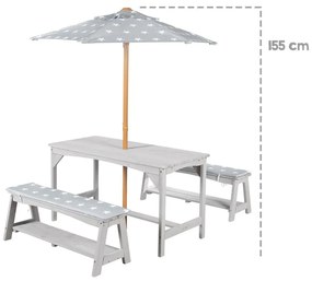 Gyerek kerti bútorszett 4 db-os Outdoor+ – Roba