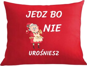 Párna párnahuzat Klasszikus Nagyi egyél, mert nem fogsz megnőni Ajándék