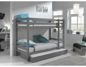 Szürke gyerekágy alatti fiók 90x190 cm Pino – Vipack