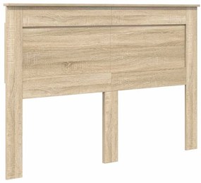 Fejtámla fejtámlával Beton Szürke 140 cm Faanyag