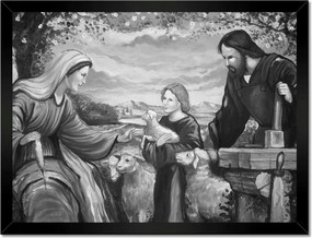 Poszterek keretben 40x30 Szent Család