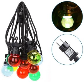 Aigostar - LED Kültéri dekoratív lánc 10xLED/8m IP44 meleg fehér