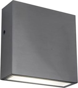LUTEC 5104004001 GEMINI Modern Kültéri Fali Lámpa Ezüst LED IP44