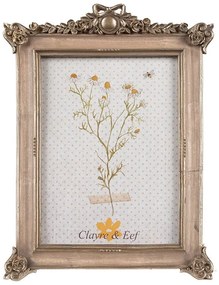 Barna és arany vintage képkeret 13x18 cm