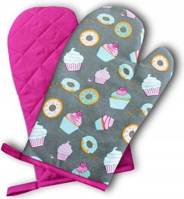 Fire Stone Konyhai kesztyű 250°C-ig hőálló keksz cukrász