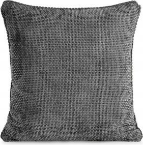 Dekoratív párnahuzat SZENIL6 45x45 Eurofirany acél, kivágással