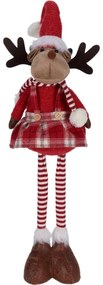 Becky karácsonyi álló rénszarvas, teleszkópos lábak, 46 cm