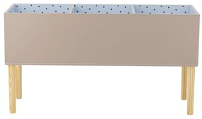 Bézs gyerek könyvespolc 90x50x30 cm Salam – Bloomingville Mini