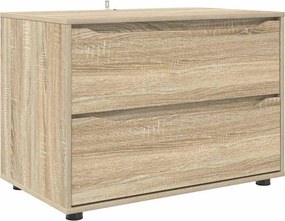 vidaXL Tárolószekrény Sonoma tölgy 80 x 48 x 57 cm Faanyag