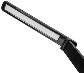 LED RGBW Dimmelhető lámpa vezeték nélküli töltéssel, kijelzővel, USB porttal 6W/5V 3000-6500K fekete