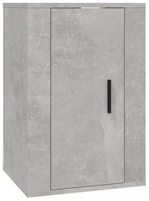 betonszürke fali TV-szekrény 40x34,5x60 cm