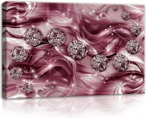 Vászonkép 60x40 Gyémánt csillogás skandináv stílusban a hálószobába