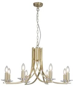 Searchlight 4168-8SB - Láncos csillár ASCONA 8xE14/60W/230V