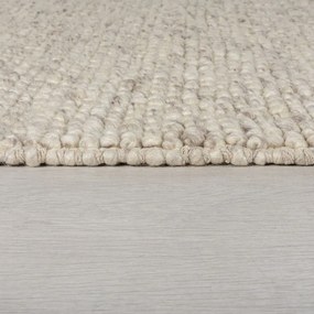 Világosszürke kézi szövésű gyapjúkeverék futószőnyeg 60x230 cm Minerals – Flair Rugs