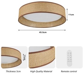 Immax NEO 07288L - LED+CCT dimmelhető mennyezeti lámpa LONA 36W/230V átm. 45,5 cm+ távirányító