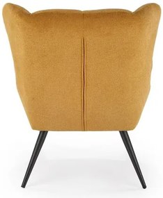 BYRON fotel mustársárga