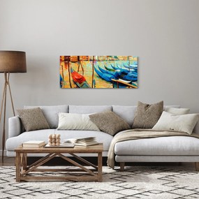 Kép - Velencei kikötő (120x50 cm)
