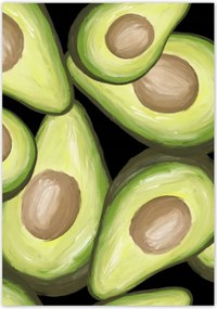 Poszterek 70x100 Avokádó Gyümölcs Natu mag